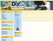 Tablet Screenshot of helpyoudiy.com